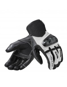 GUANTI MOTO PELLE ESTIVI GLOVE REVIT REV'IT PRIME NERO BIANCO