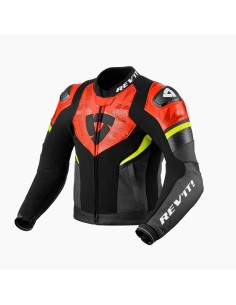 Giacca Giubbotto in Pelle Racing da per Moto con Protezioni Omologate C.E.