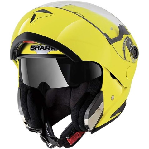 Casco Moto Modulare Shark Openline Fluo Hi-Visibiliy Casco Moto Modulare Shark Openline Fluo Hi-Visibiliy