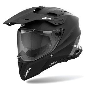 Casco Moto Airoh Commander 2 Nero Opaco Adventure