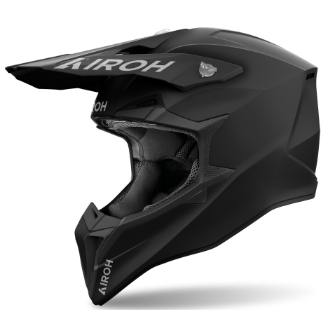 Casco Moto Cross Airoh Wraaap Nero Opaco