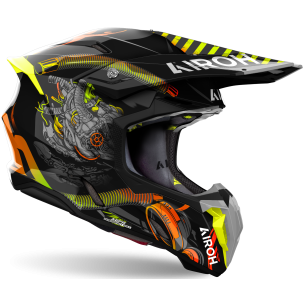 Casco Moto Cross Airoh Twist 3 Toxic  2