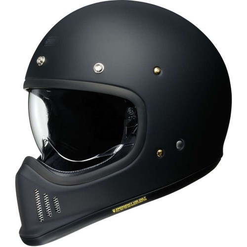 Casco Moto Integrale Shoei EX-Zero Enduro Vintage Nero Opaco