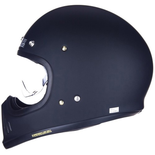 Casco Moto Integrale Shoei EX Zero Enduro Vintage Nero Opaco