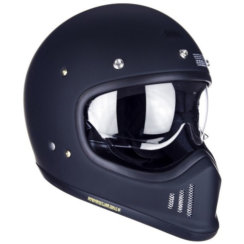 Casco Moto Integrale Shoei EX-Zero Enduro Vintage Nero Opaco