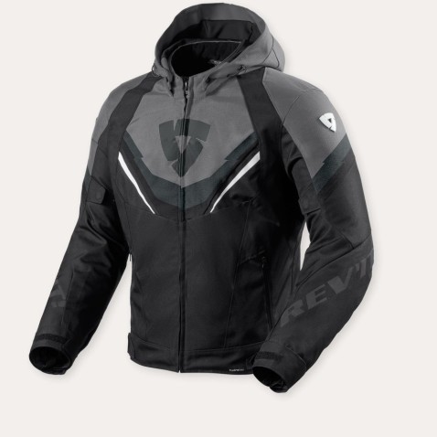 Giacca Moto Tessuto Impermeabile Rev'it Quantum 3 H2O Giacca Moto Tessuto Impermeabile Rev'it Quantum 3 H2O