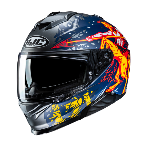 Casco Moto Integrale con Visierino HJC I71 TAURUS