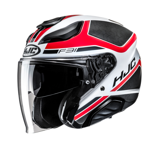 Casco Moto Jet con Visierino HJC F31 Ceron in Fibra