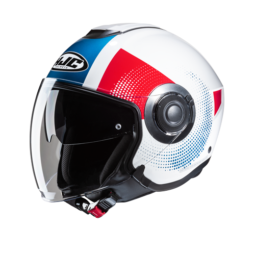 Casco Moto Jet con Visiera Parasole HJC I40N Pyle