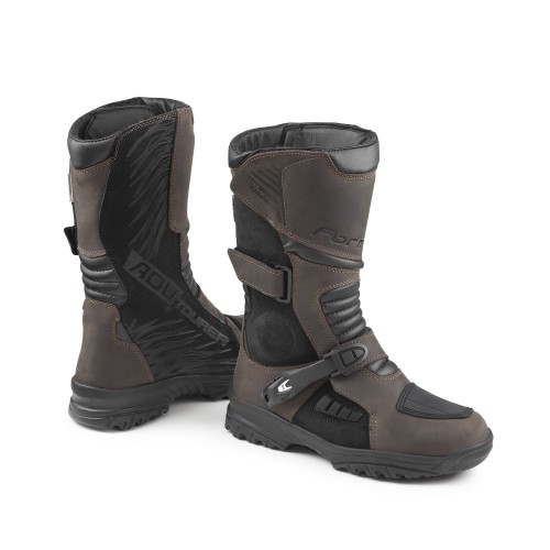 Stivali Moto Forma Adv Tourer Dry Pelle Pieno Fiore