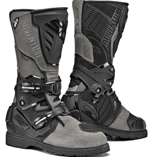 Stivali Moto Sidi Adventure 2 Gore-Tex Camoscio Grigio Sconto 25%