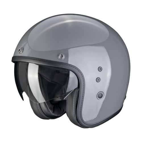 Casco Moto Jet Scorpion Belfast Evo Grigio Cemento