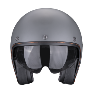Casco Moto Jet Scorpion Belfast Evo Grigio Cemento 2