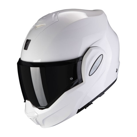 Casco Moto Modulare Scorpion Exo-Tech Evo Bianco Casco Moto Modulare Scorpion Exo-Tech Evo Bianco