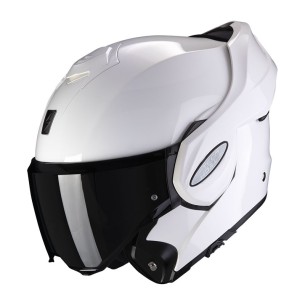 Casco Moto Modulare Scorpion Exo-Tech Evo Bianco 2