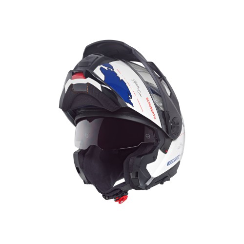 Casco Moto Modulare Schuberth E2 Atlas Blue Adventure