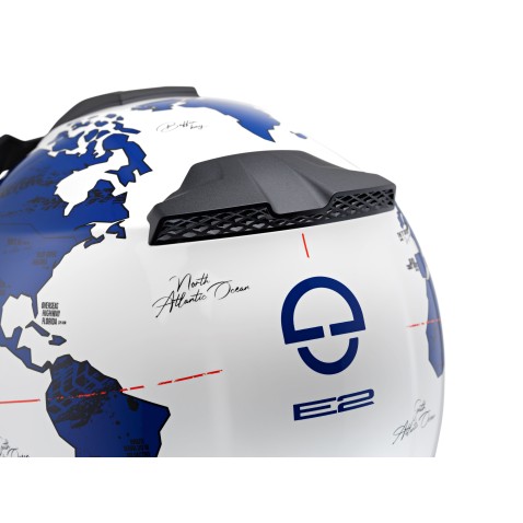 Casco Moto Modulare Schuberth E2 Atlas Blue Adventure Casco Moto Modulare Schuberth E2 Atlas Blue Adventure