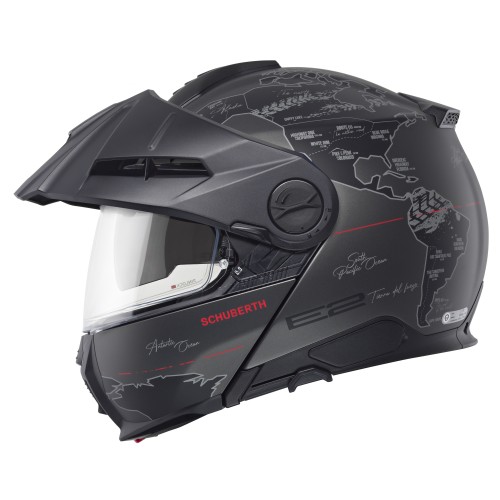 Casco Moto Modulare Schuberth E2 Atlas Anthracite Adventure