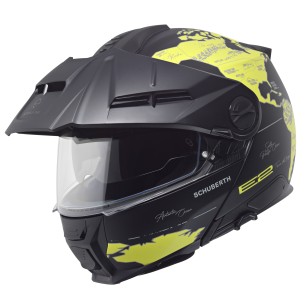 Casco Moto Modulare Schuberth E2 Atlas Yellow Adventure