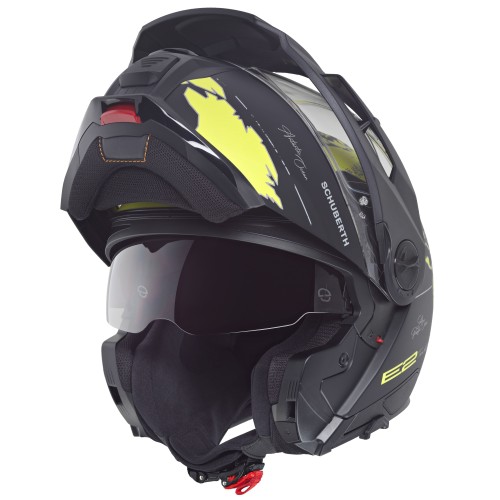 Casco Moto Modulare Schuberth E2 Atlas Yellow Adventure
