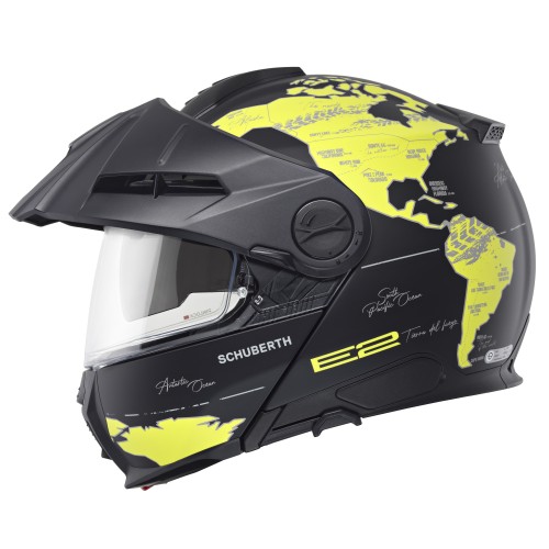 Casco Moto Modulare Schuberth E2 Atlas Yellow Adventure