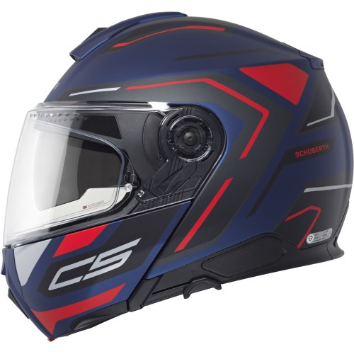 Casco Moto Modulare Schuberth C5 Omega Blue