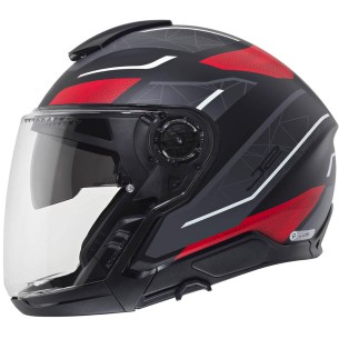 Casco Moto Jet Schuberth J2 Sigma Rosso 2