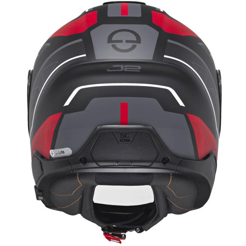 Casco Moto Jet Schuberth J2 Sigma Rosso