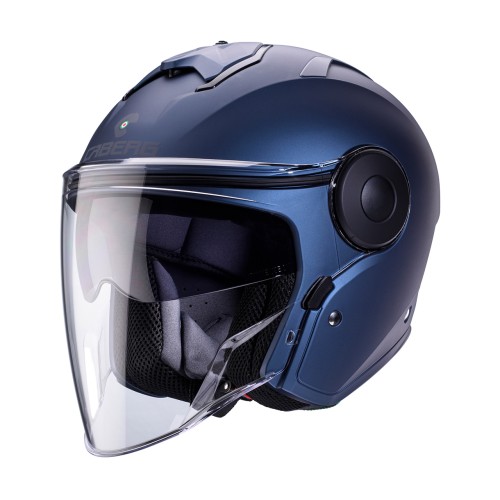 Casco Moto Aperto Jet Caberg Soho Blu Jeans Opaco