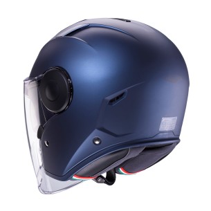 Casco Moto Aperto Jet Caberg Soho Blu Jeans Opaco 2