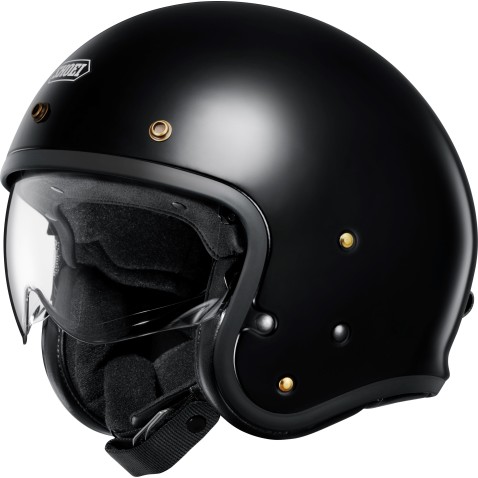 Casco Jet Shoei J.O2  Nero Lucido Casco Jet Shoei J.O2  Nero Lucido