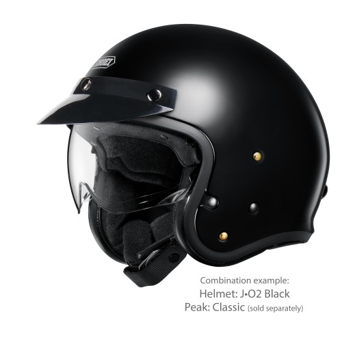 Casco Jet Shoei J.O2  Nero Lucido