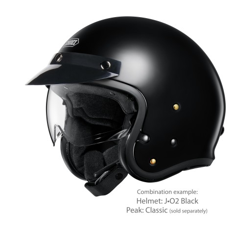 Casco Jet Shoei J.O2  Nero Lucido Casco Jet Shoei J.O2  Nero Lucido