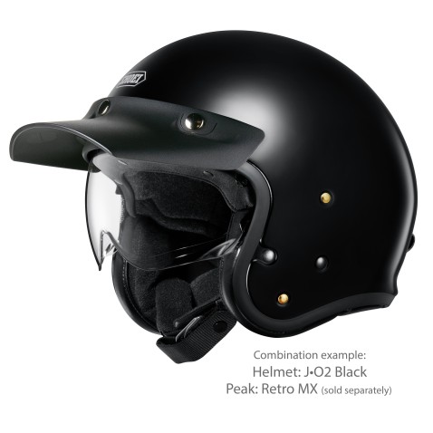 Casco Jet Shoei J.O2  Nero Lucido Casco Jet Shoei J.O2  Nero Lucido