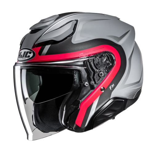 Casco moto Jet HJC F31 Bask MC1SF
